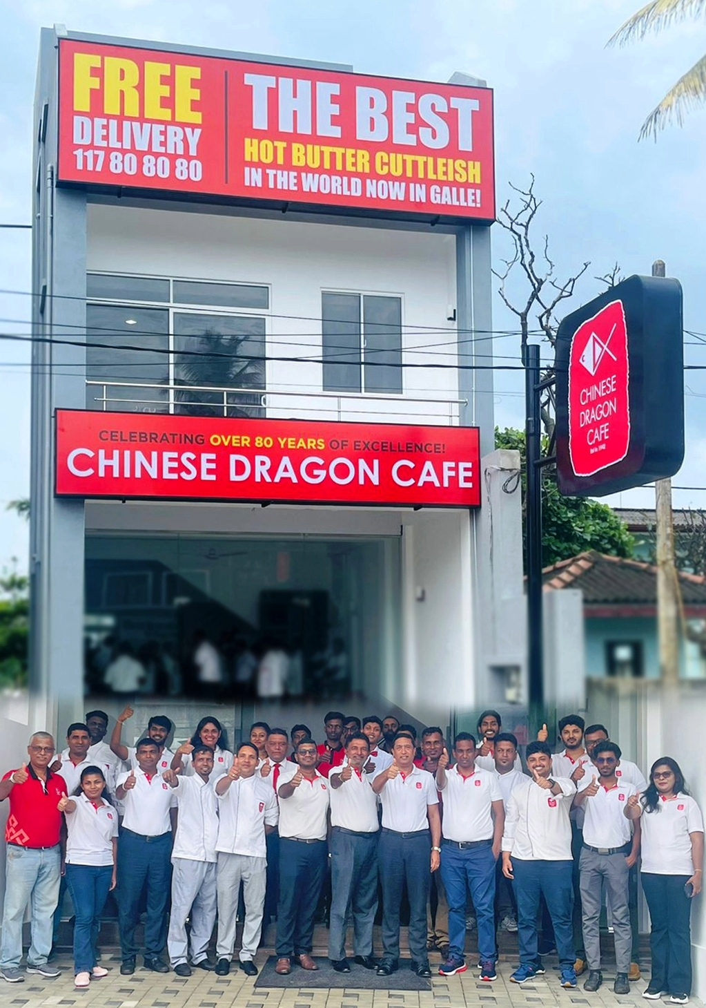 Chinese Dragon Café opens flagship outlet in Galle