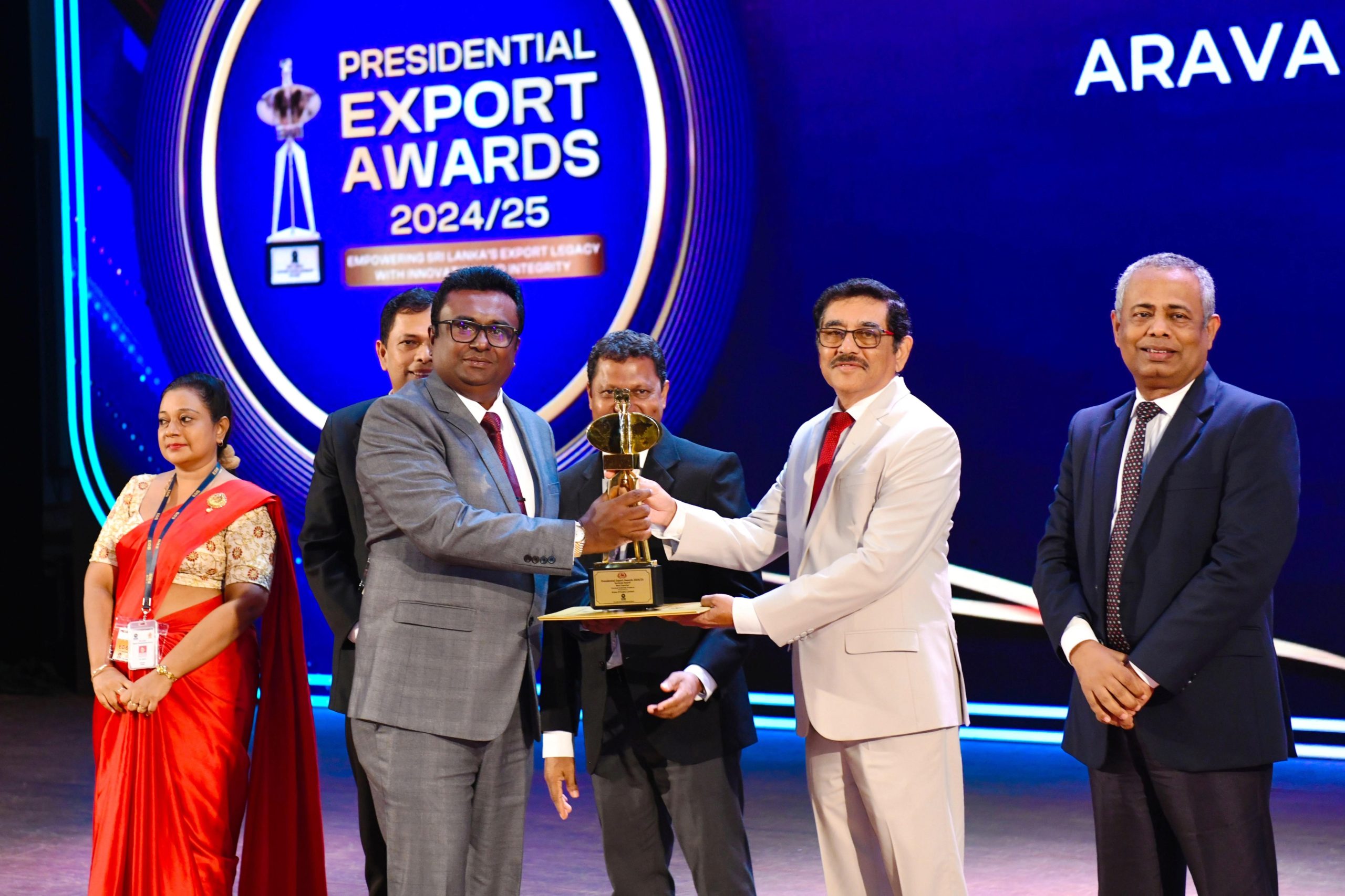 Arava Pvt Ltd wins Presidential Export Award 2024/25 for excellence in coconut substrate products