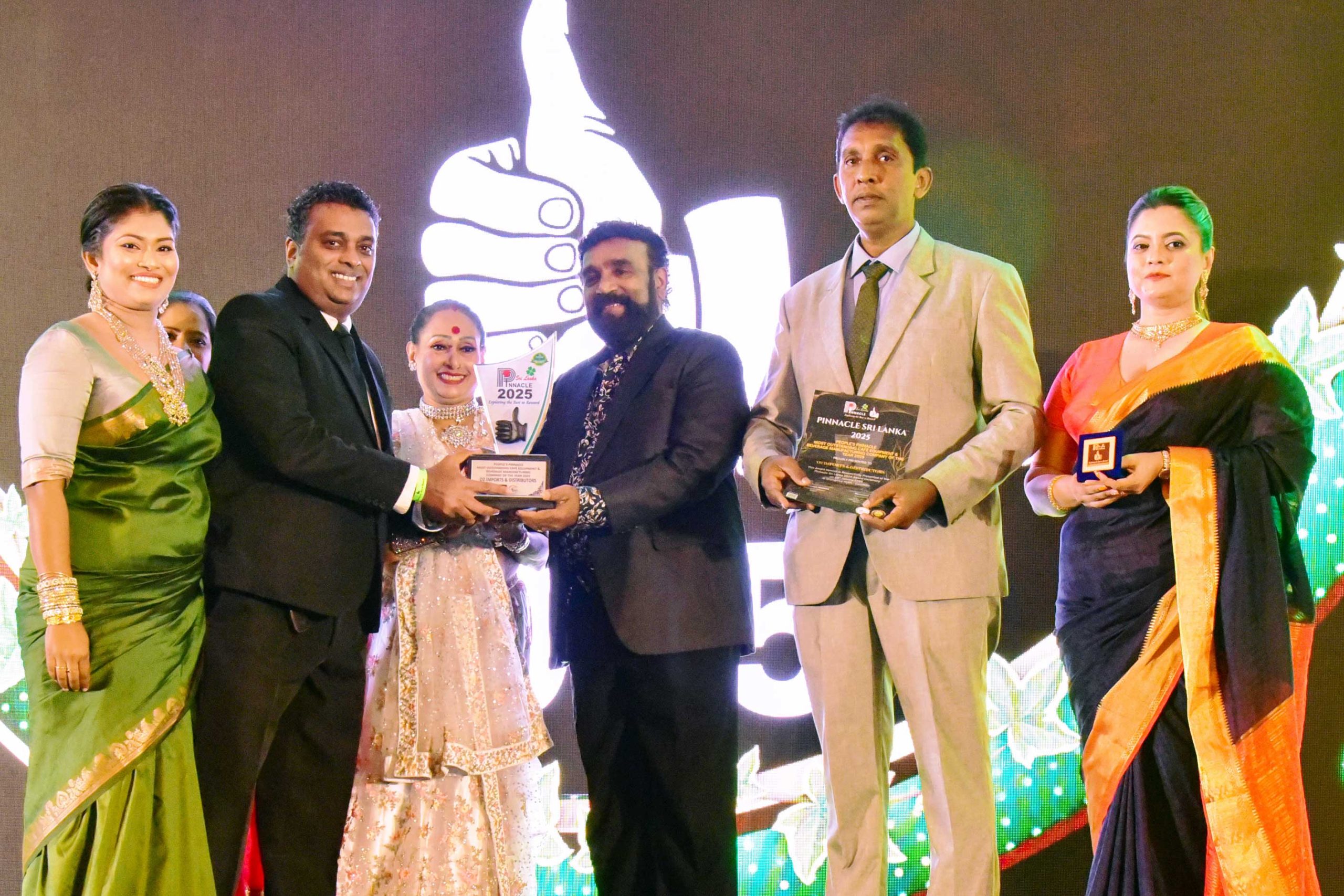 O2 Imports Exports & Distributors wins People’s Pinnacle Award as Sri Lanka’s most outstanding café equipment & beverage manufacturing company
